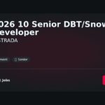 2026 Senior DBT/Snowflake Developer Position at VISTRADA: Expertise and Opportunities in Data Engineering | Facts & Career Tips