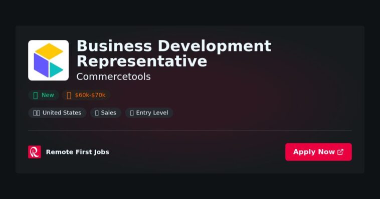 “Business Development Representative at Commercetools: Driving Growth Through Data-Driven Strategies” | Facts & Career Tips
