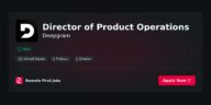“Data-Driven Insights: The Role of Director of Product Operations at Deepgram” | Facts & Career Tips