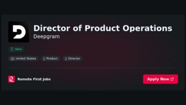 “Data-Driven Insights: The Role of Director of Product Operations at Deepgram” | Facts & Career Tips