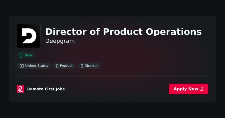 “Data-Driven Insights: The Role of Director of Product Operations at Deepgram” | Facts & Career Tips