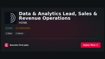 “Data-Driven Leadership: Transforming Sales & Revenue Operations at HONK” | Facts & Career Tips