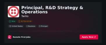 “Driving Innovation: Principal R&D Strategy & Operations at Twilio” | Facts & Career Tips