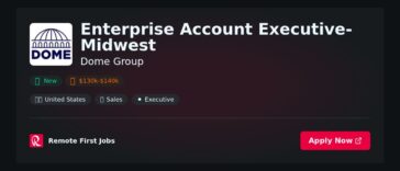 “Enterprise Account Executive – Midwest at Dome Group: Driving Growth through Proven Strategies and Client-Centric Solutions” | Facts & Career Tips