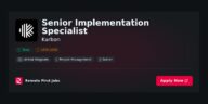 “Expert Insights: The Role of a Senior Implementation Specialist at Karbon in Driving Efficiency and Success” | Facts & Career Tips