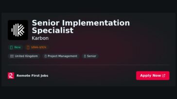 “Expert Insights: The Role of a Senior Implementation Specialist at Karbon in Driving Efficiency and Success” | Facts & Career Tips