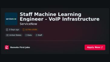 “Explore the Role of Staff Machine Learning Engineer in VoIP Infrastructure at ServiceNow: Key Responsibilities and Impact” | Facts & Career Tips