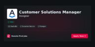 “Optimize Your Operations: Insights from a Customer Solutions Manager at Assignar” | Facts & Career Tips