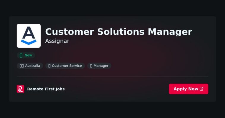 “Optimize Your Operations: Insights from a Customer Solutions Manager at Assignar” | Facts & Career Tips