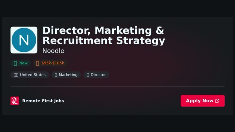 “Proven Marketing & Recruitment Strategies from Noodle’s Director: Data-Driven Insights for Success” | Facts & Career Tips