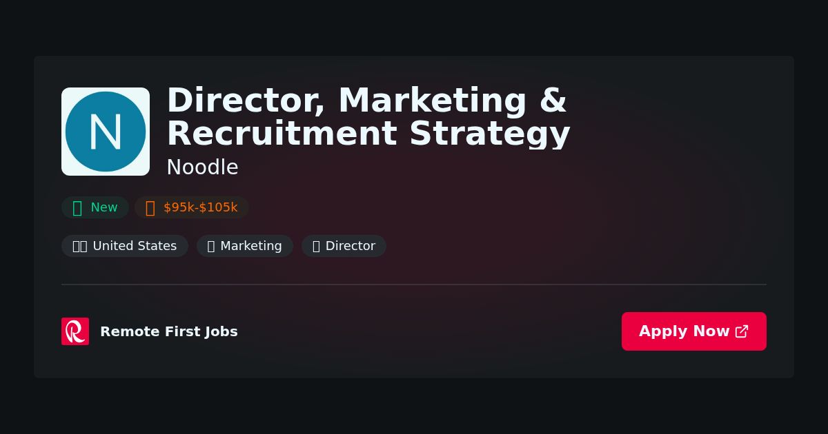“Proven Marketing & Recruitment Strategies from Noodle’s Director: Data-Driven Insights for Success” | Facts & Career Tips