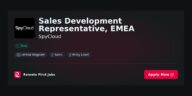 “Sales Development Representative EMEA at SpyCloud: Driving Growth with Data-Driven Strategies” | Facts & Career Tips