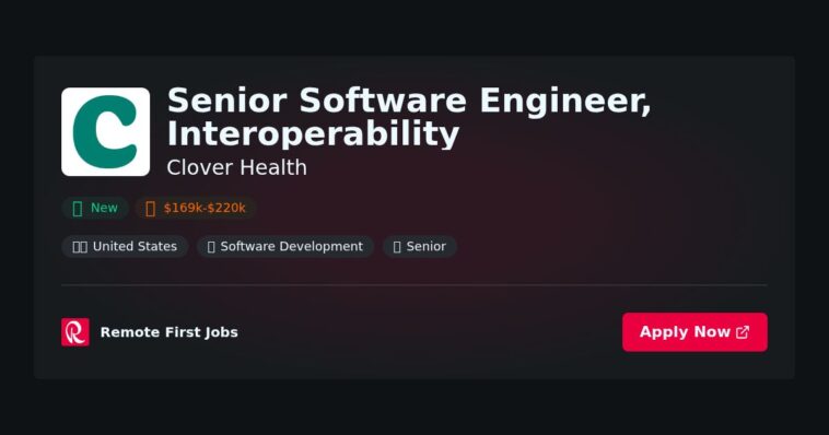 “Senior Software Engineer in Interoperability at Clover Health: Driving Data Integration and Innovation in Healthcare Technology” | Facts & Career Tips