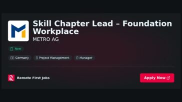 “Skill Chapter Lead – Foundation Workplace at METRO AG: Driving Workforce Excellence Through Evidence-Based Practices” | Facts & Career Tips